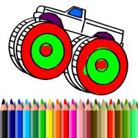 BTS Monster Truck Coloring
